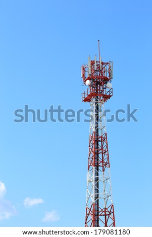 communication antenna and telecommunication radio antenna and mobile tower communication antenna