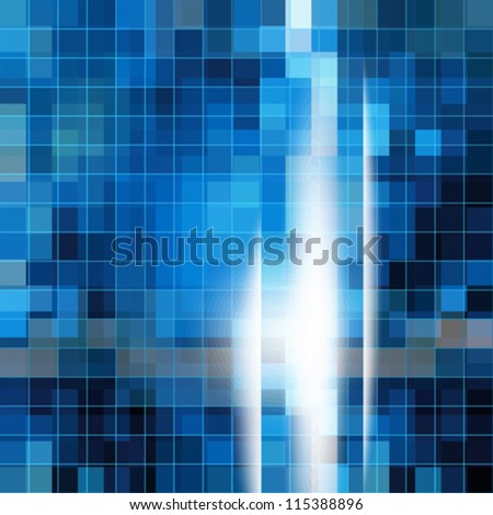 Abstract Background of geometric elements  Vector illustration