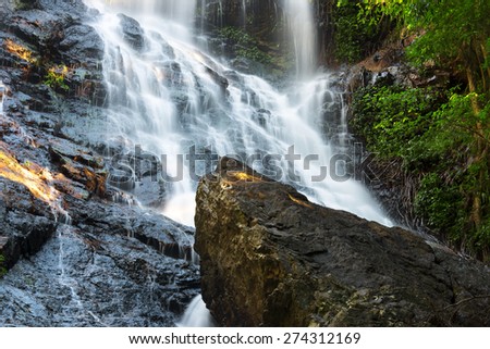 Waterfall near Montville, Sunshine Coast Hinterlands in Queensland.
