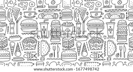 Download Hamburger And Fries Coloring Pages At Getdrawings Free Download