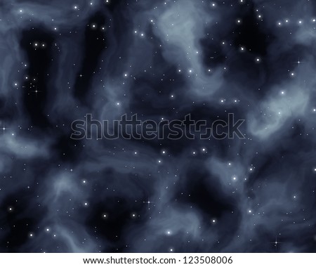 white stars in space