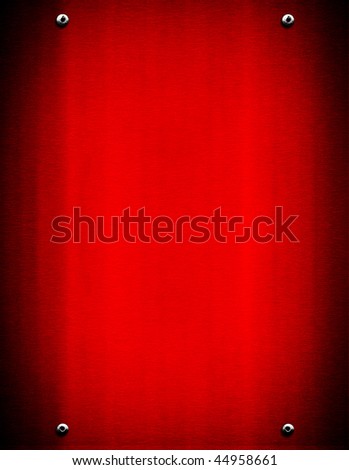 red metal background