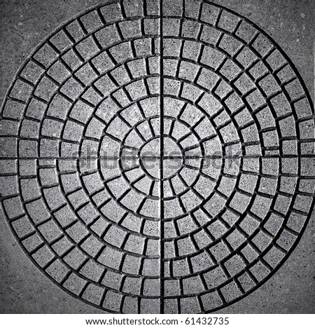 Circular Disk Floor Tiles are Rubber Floor Tiles by American Stair