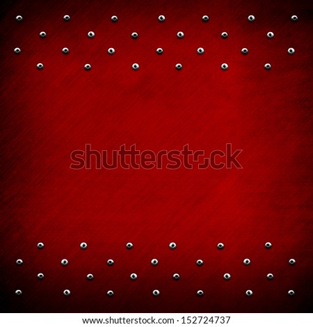red metal background
