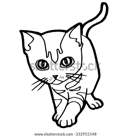 Download Orange Tabby Cat Coloring Pages