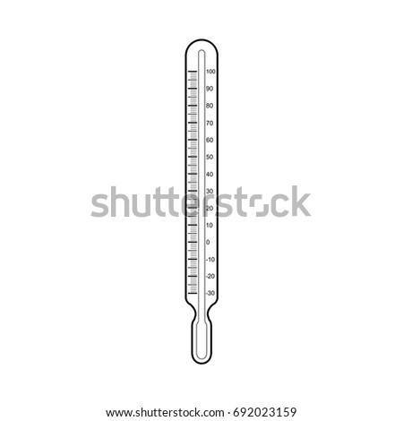 thermometers  Vector illustration
