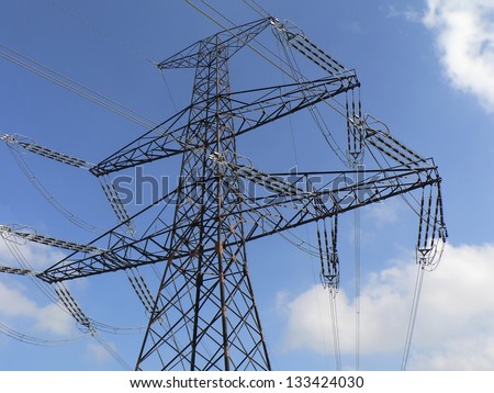The Column high voltage and distribution of electrical energy