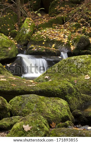 cascade waterfall, lower austria, europe