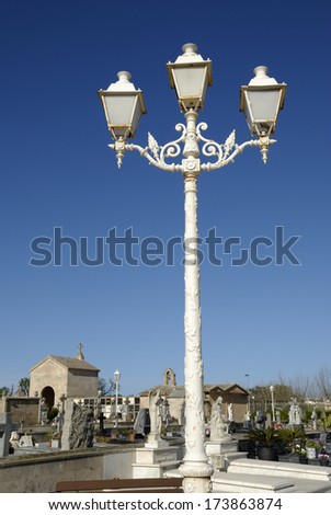 White Lantern at Alcudia Cemetary, Spain