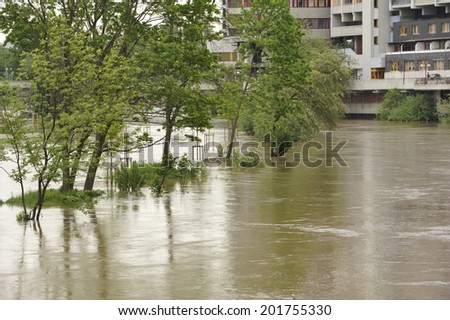 Natural disaster Floods in Hanover, Germany