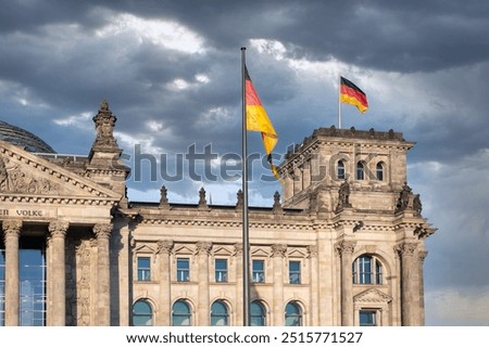 Foto Bild Reichstagsgebäude am Morgen, Berlin