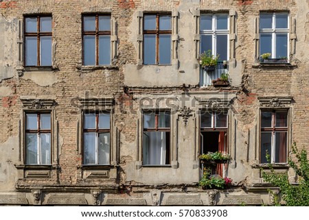 Foto Bild Berlin Prenzlauer Berg verfallenes Wohnhaus Armut