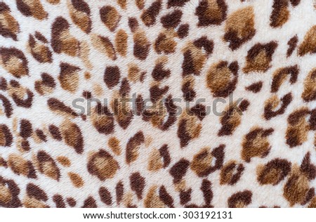 leopard pattern on white fabric