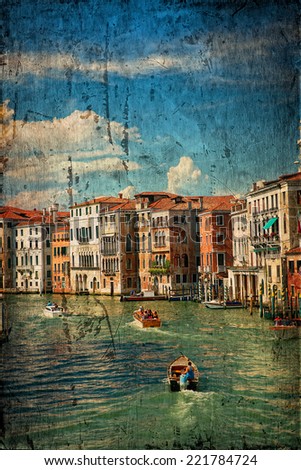 Venetian architecture in the retro style