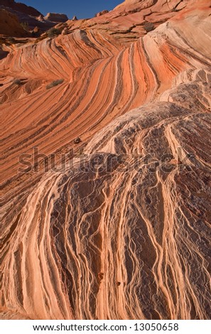 Rocky desert landscape Coyote Buttes Paria Canyon-Vermillion Cliffs Wilderness Area, Arizona, USA