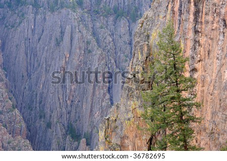Landscape Black Canyon of the Gunnison National Park, Colorado, USA