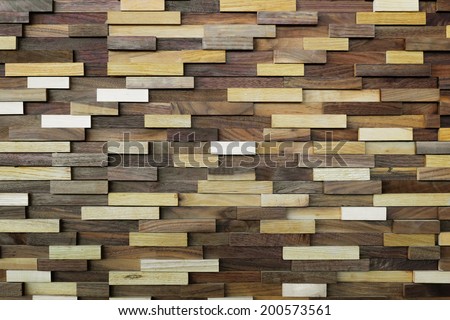 wood brick background