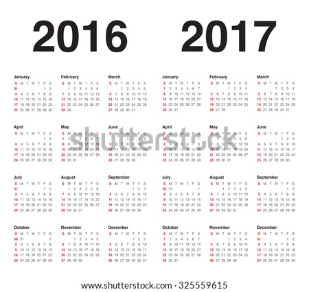 2017 Calendar Ai | 123Freevectors