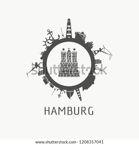 Similar – Foto Bild around Port of Hamburg