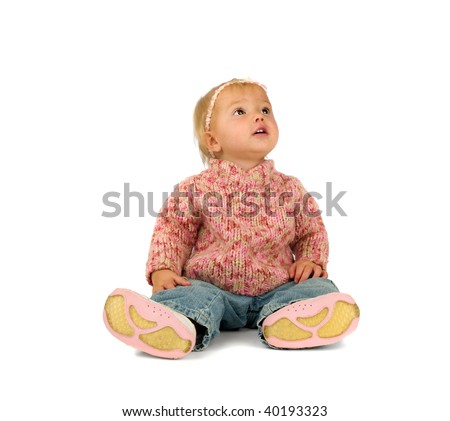 Similar – Image, Stock Photo 13 month old baby trying to navigate a ladder at a playground; reaching and pulling up to tip toes