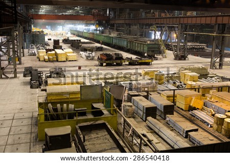 warehouse equipment for the repair and construction