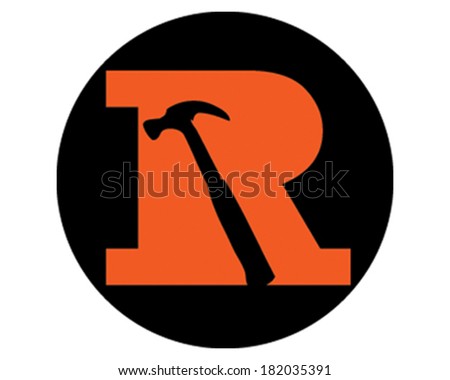 Hammer Stock Vector Illustration 182035391 : Shutterstock