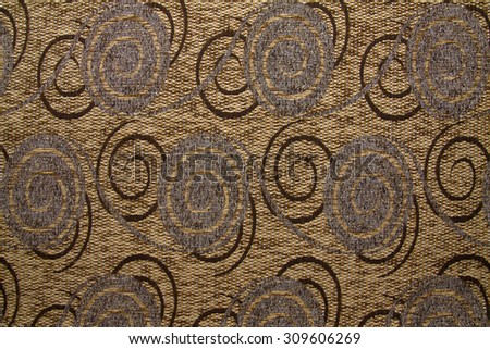 Textile fabric texture Anemon 131 Lion yellow color