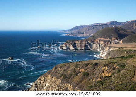 Beautiful view of Pacific Coast Highway.