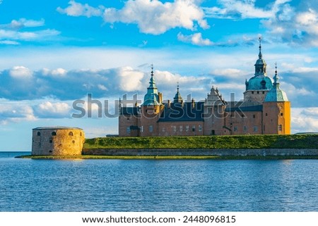 Similar – Image, Stock Photo Castle on the waterfront at sunrise