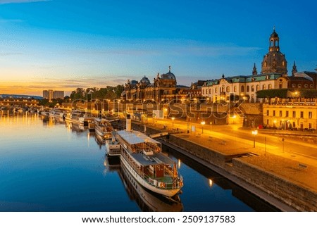 Similar – Foto Bild Altstadt Dresden mit einem Zipfel Frauenkirche