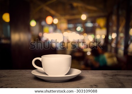 royalty-free cup of coffee on wooden table with… #312471974 stock royalty-free cup of coffee on wooden table with… #312471974 stock