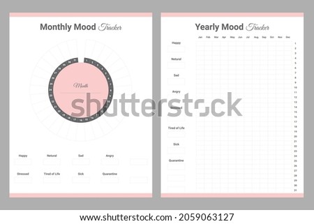A Mood tracker allows you to take whether you are happy, sad, tired etc., You can create a Monthly mood tracker by shading the days of the month by adding a color with the respective moods