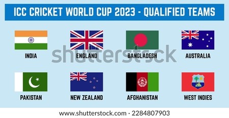 ICC Cricket World Cup 2023 – Qualified Teams