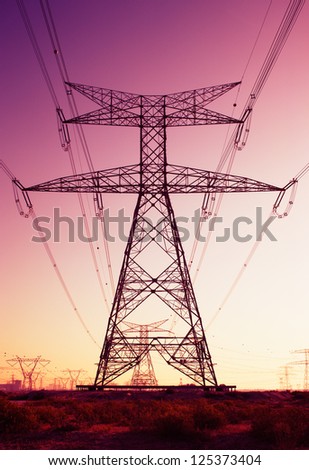 Pylons and cables can be considered an installation of industrial art