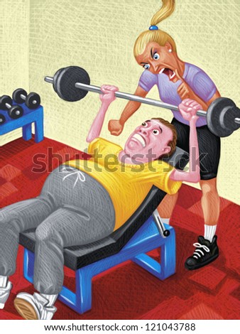 illustration of Personal Trainer