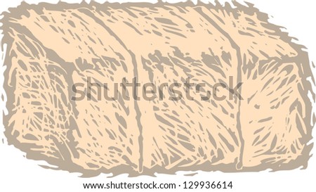 Vector Illustration Of Hay Bale - 129936614 : Shutterstock