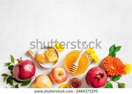 Similar – Image, Stock Photo top view of happy woman relaxing in hammock and listening to music on mobile phone and headset. autumn season. camping concept