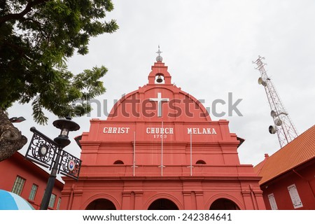 Malacca Christ Church in Malacca, Malaysia