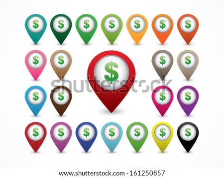 Map Marker - Money Location 