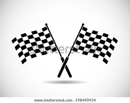 Race Flag Stock Vector Illustration 198490934 : Shutterstock