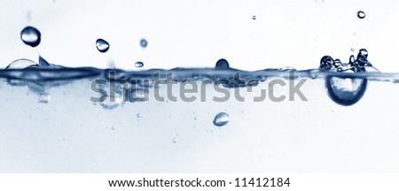 water splash banner