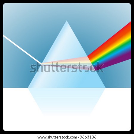 Vector Glass Prism - 9663136 : Shutterstock