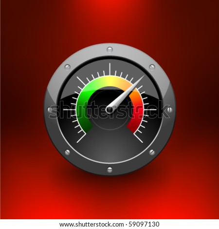 Vector Speed-O-Meter - 59097130 : Shutterstock