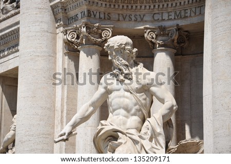 Roman God Neptune