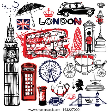 London Illustration - 143227000 : Shutterstock