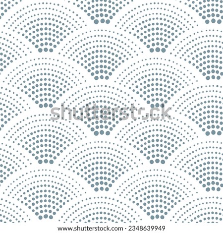 hand drawn doodle dots wave neutral seamless pattern print background