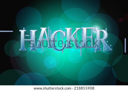 Hacker Concept text on background