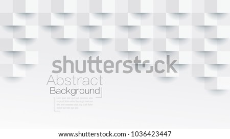 White abstract texture. Vector background 3d paper art style can be used in cover design, book design, poster, flyer, cd cover, website backgrounds or advertising.