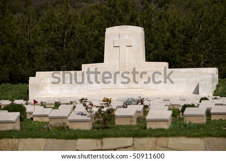 7 th Field Ambulance Military Australian Cemetery in Gallipoli, Turkey