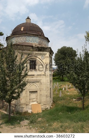 Old ottoman tomb (Turbe Alti Ajak) in Skopje Zdjęcia stock © 
